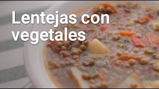 Cómo hacer unas lentejas vegetales [upl. by Alta]