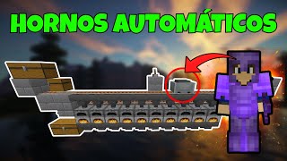 ✅HORNOS 100 AUTOMÁTICOS en 2 MINUTOS │ Tutorial Minecraft 121  120  119  118 [upl. by Tnaryb]