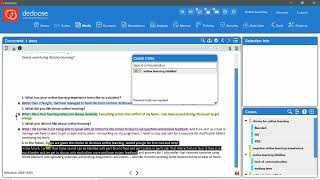 Dedoose Coding [upl. by Jamila500]