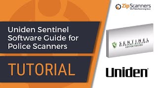 Uniden Sentinel Software Guide for Police Scanners [upl. by Li]