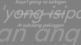 Gising na  Rocksteddy lyrics [upl. by Akcired]