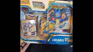 Lucario Vstar boxpokemon amazing opentothepokemoncardpack pokemontcg fyp [upl. by Thgiwd]