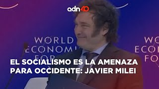 El socialismo es la amenaza para occidente Javier Milei [upl. by Mroz333]