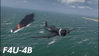 War Thunder  F4U4B quotBurn Baby Burnquot [upl. by Grubman]