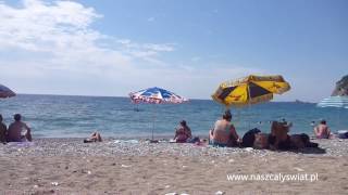 Plaża Buljarica Czarnogóra  Buljarica Beach in Montenegro [upl. by Santos]