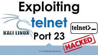 Exploiting Telnet 23  Kali Linux  Metasploitable2  Lab [upl. by Direj]