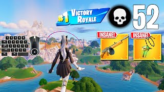 52 Elimination Solo vs Squads Wins Full Gameplay Fortnite Chapter 5 Season 2 [upl. by Eilyah]