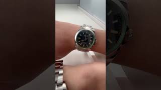 Rolex Milgauss Green Crystal Steel Mens Watches 116400 Review  SwissWatchExpo [upl. by Imoian]