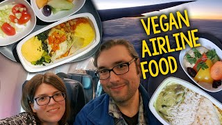 Vegan Airplane Food Meals We Ate On Our Delta Airlines Flights  USA ✈️London [upl. by Augusta]