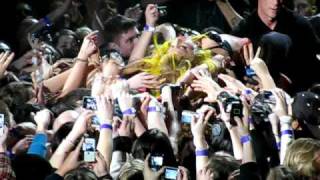 Lady Gaga Crowd Surfing while Performing Alejandro Live in Toronto at the ACC [upl. by Enrico]