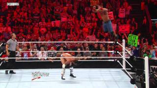 Raw  John Cena vs CM Punk  No 1 Contenders Match [upl. by Brett362]