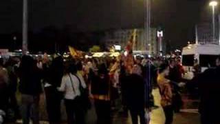 Galatasaray fans celebrate in Taksim Square Istanbul [upl. by Anoved510]