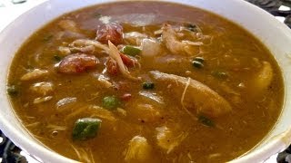 Lazy Mans Chicken and Sausage Gumbo Recipe for Mardi Gras [upl. by Jandy]