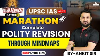 UPSC Indian Polity Through Mind Maps UPSC IAS Foundation 202425 Marathon By Ankit sir [upl. by Oretos]