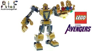 LEGO Avengers 76141 Thanos Mech  Lego Speed Build Review [upl. by Leake547]