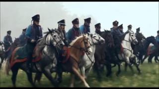 Napoleonic cavalry charge battle scene War and Peace 2016 [upl. by Tonie407]