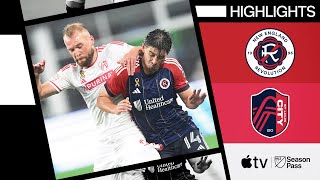 New England Revolution vs St Louis CITY SC  Full Match Highlights  September 7 2024 [upl. by Kenney]