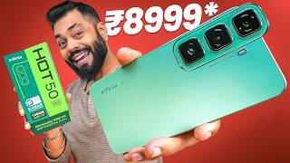 Infinix Hot 50 5G Unboxing amp First Look ⚡Dimensity 6300 128GB 78mm Slim ₹8999 [upl. by Yaresed72]