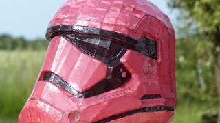 the force awakens making star wars EP7 Part2 first order helmet Stormtrooper 66target [upl. by Eislek]