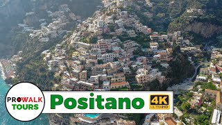 Beautiful Tour of Positano Italy in 4K [upl. by Ellecrag]