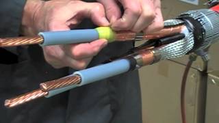 Heat Shrink Cable Joint  11kV 3 Core XLPE amp EPR High Voltage Cable Joints [upl. by Nytsrik930]