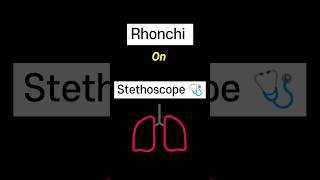 Rhonchi On stethoscope 🩺 Lung sound neetpg fmge aiims medicalstudent [upl. by Stephan]