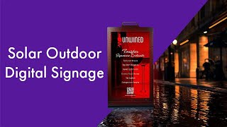 Solar Outdoor Digital ABoard  Product Demo  Displays2go® [upl. by Reahard]