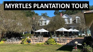 MYRTLES PLANTATION Tour of the Residences Cottage Quarters Grounds St Francisville Feliciana LA [upl. by Ettegdirb]