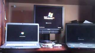 windows 7 vs windows vista vs windows xp restart test [upl. by Jb]