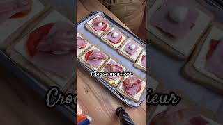 Croque monsieur croquemonsieur youtubeshorts cuisine food [upl. by Gibbon]