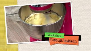 Deleukstetaartenshop Taart van biscuit mix bakken [upl. by Oribel]