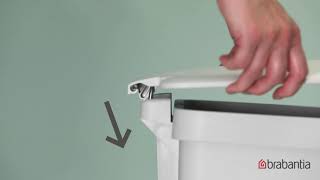 HOW TO – Mount the lid – StepUp  Brabantia [upl. by Eilrebmik]