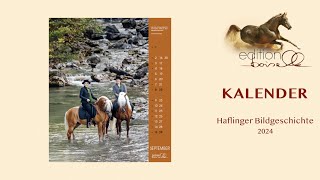 Haflinger Kalender Innenseite 2024 [upl. by Carmelia]