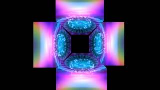 Colorful stage hologram Technology Video for 4 face Holographic Pyramid 4 face view [upl. by Reyna26]