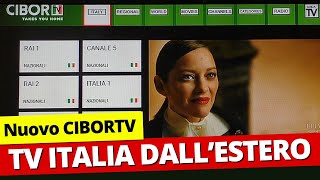 GUARDARE TV ITALIANA DALLESTERO 2020 – CiborTV Recensione [upl. by Atokad]