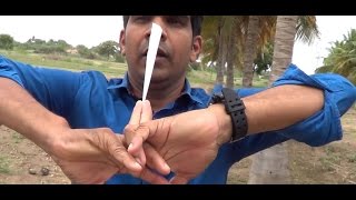 Paper rocket launching by two fingers [upl. by Combes]