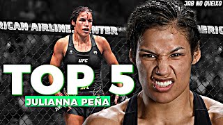 JULIANNA PEÑA AS MELHORES VITÓRIAS NO UFC  Top 5 [upl. by Ccasi]