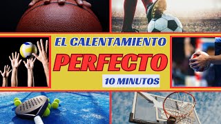 🏀El CALENTAMIENTO PERFECTO⚽️ 10 MEJORES ejercicios de CALENTAMIENTO antes de ENTRENAR fullbody [upl. by Llenral97]