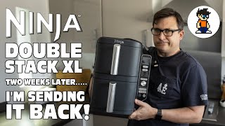 Ninja Double Stack XL Air Fryer  Its going BACK  Two weeks on [upl. by Teak294]