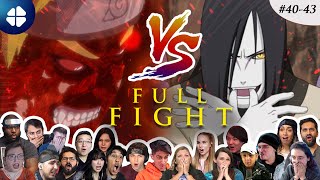 Naruto vs Orochimaru Full Fight 23 People React Shippuden Ep 4043 🇯🇵 ナルト 疾風伝 海外の反応 [upl. by Rasure]