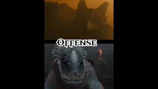 Rodan Monsterverse vs Red Death HTTYD  shorts godzillakotm httyd [upl. by Lleroj]