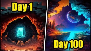 I Survived 100 Days In Minecraft Expansion [upl. by Lynelle513]