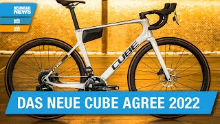 Cube Bikes Agree 2022 EnduranceRennrad Aerodynamik im Fokus [upl. by Castera734]