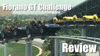 Review Fiorano GT Challenge  Ferrari World Abu Dhabi  Dueling MultiLaunch Coaster [upl. by Elsa817]