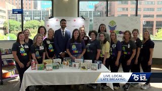 US Sen Katie Britt joins reading program event at UAB and Childrens of Alabama [upl. by Gwenette881]