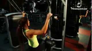 Back Exercises  Cable Pull Down [upl. by Gypsie705]