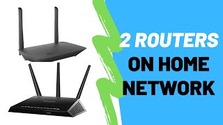 How To Connect 2 Routers On 1 Home Network [upl. by Atnek]