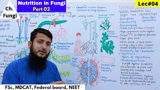 Nutrition in fungi  Lichen and Mycorrhizae  Mutualistic fungi  Lec04  Part 1 bio [upl. by Razid]