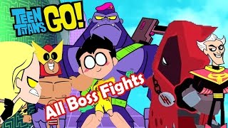 Teeny Titans  A Teen Titans Go All 6 Final Boss Battles Tournaments Gameplay [upl. by Dannica759]