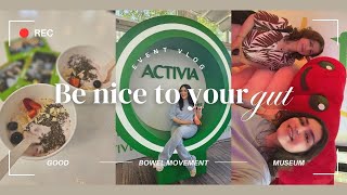 Gut health with ACTIVIA exhibition You cant believe what happened [upl. by Natalina523]